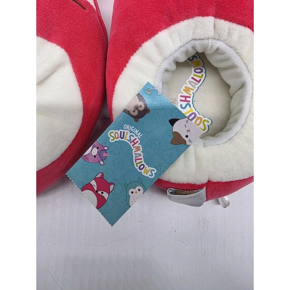 NEW Squishmallows Plush Slippers Red Fox Fifi - Youth Size 13-1 Soft‎ Warm - Picture 3 of 6